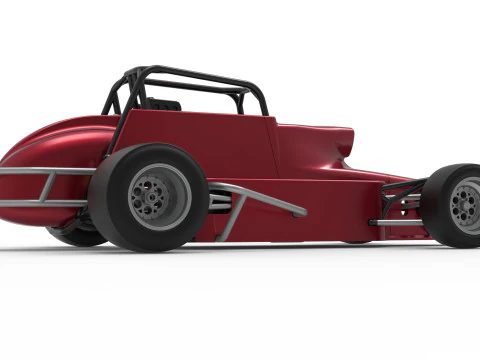 Pavement Silver Crown Car Version 2 Scale 1 to 25 3D Print Model
