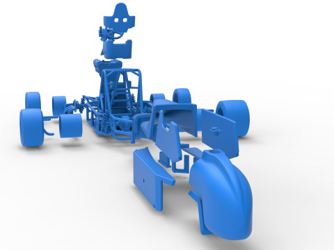 ペイブメント シルバー クラウン カー バージョン 2 スケール 1 ～ 25 3Dプリントモデル