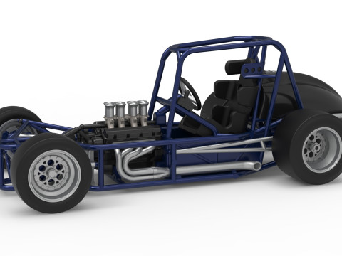 ペイブメント シルバー クラウン カー ベース バージョン 2 スケール 1 ～ 25 3Dプリントモデル