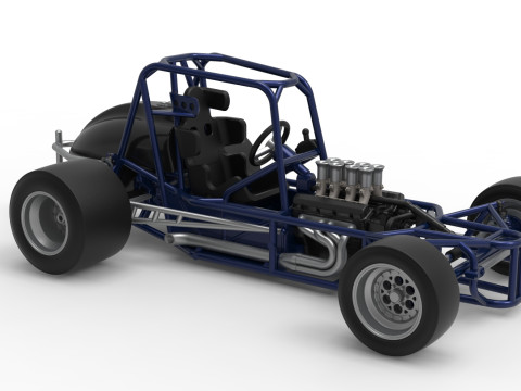 ペイブメント シルバー クラウン カー ベース バージョン 2 スケール 1 ～ 25 3Dプリントモデル