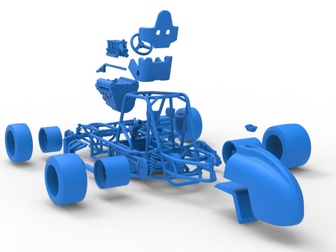 ペイブメント シルバー クラウン カー ベース バージョン 2 スケール 1 ～ 25 3Dプリントモデル