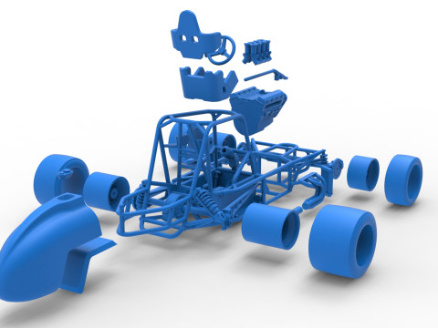 ペイブメント シルバー クラウン カー ベース バージョン 2 スケール 1 ～ 25 3Dプリントモデル