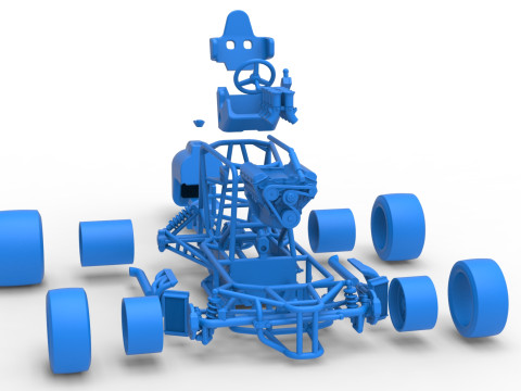 ペイブメント シルバー クラウン カー ベース バージョン 2 スケール 1 ～ 25 3Dプリントモデル