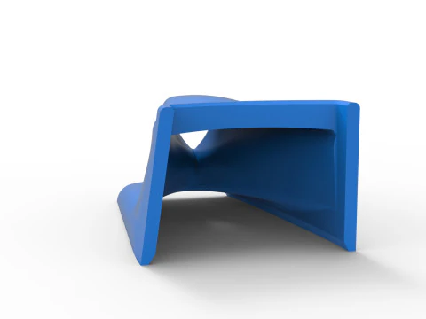 Air Scoop of Pavement Silver Crown Car Scale 1 to 25 3D Print Model