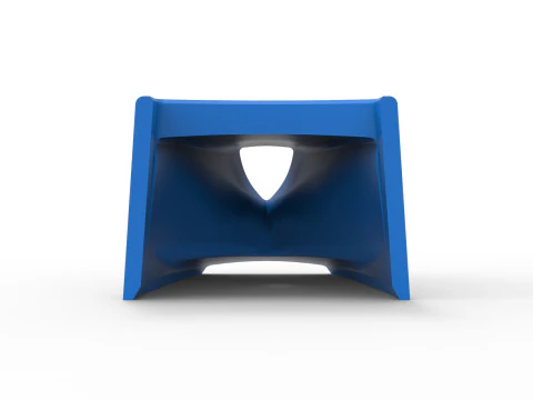 Air Scoop of Pavement Silver Crown Car Scale 1 to 25 3D Print Model