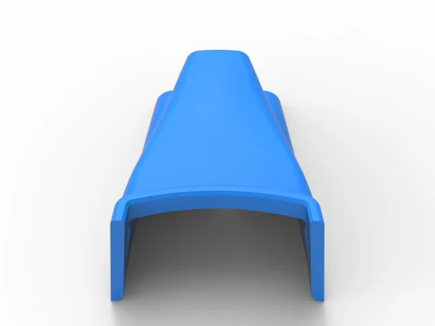 Air Scoop of Pavement Silver Crown Car Scale 1 to 25 3D Print Model