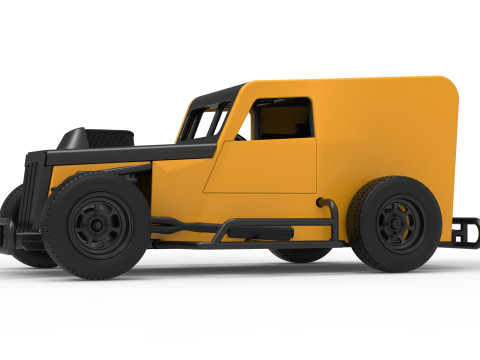 Dwarf car Scale 1 to 25 3D Print Model