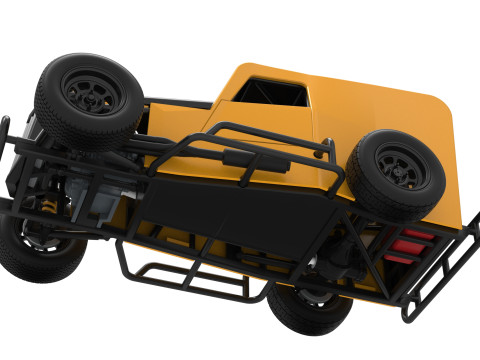 Dwarf car Scale 1 to 25 3D Print Model