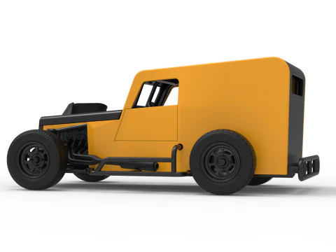 Dwarf car Scale 1 to 25 3D Print Model