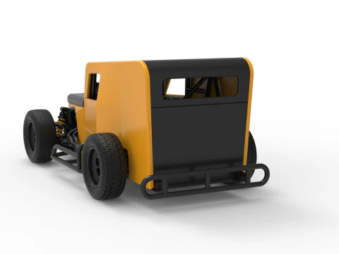 Dwarf car Scale 1 to 25 3D Print Model
