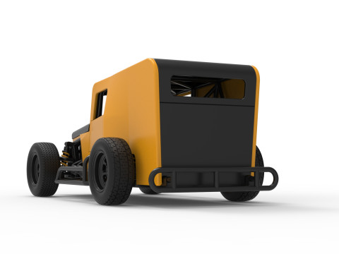 Dwarf car Scale 1 to 25 3D Print Model