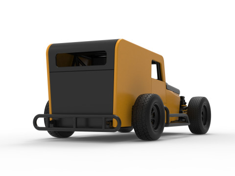 Dwarf car Scale 1 to 25 3D Print Model