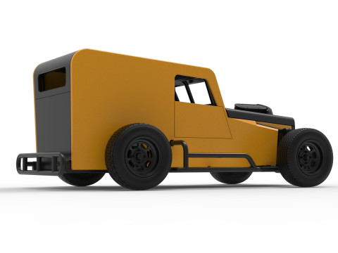 Dwarf car Scale 1 to 25 3D Print Model