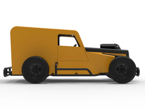 Dwarf car Scale 1 to 25 3D Print Model
