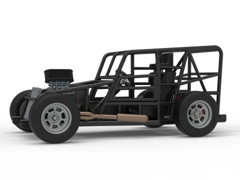 Карликова машина Базова шкала від 1 до 25 3D Принт Модель