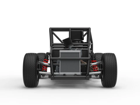 Карликова машина Базова шкала від 1 до 25 3D Принт Модель