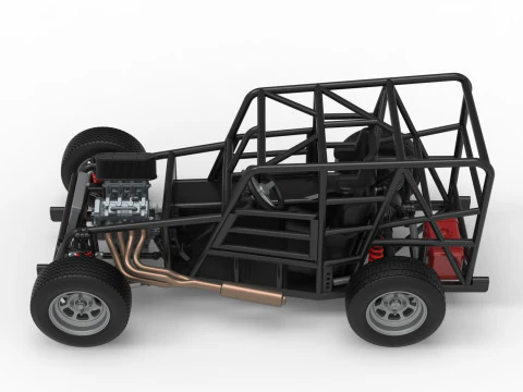 Карликова машина Базова шкала від 1 до 25 3D Принт Модель