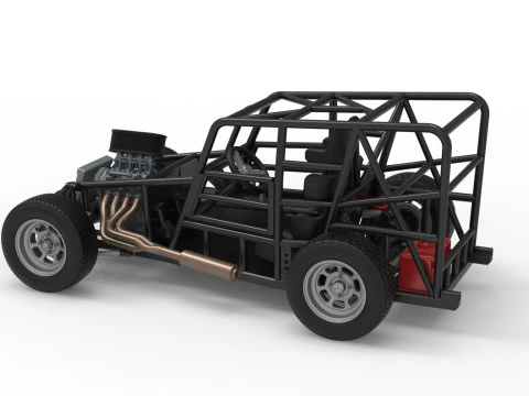 Карликова машина Базова шкала від 1 до 25 3D Принт Модель