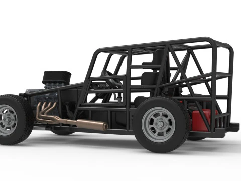 Карликова машина Базова шкала від 1 до 25 3D Принт Модель