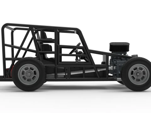 Карликова машина Базова шкала від 1 до 25 3D Принт Модель