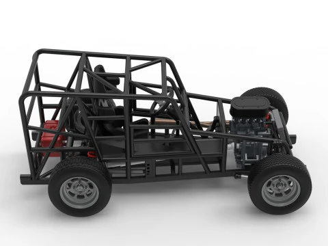 Карликова машина Базова шкала від 1 до 25 3D Принт Модель