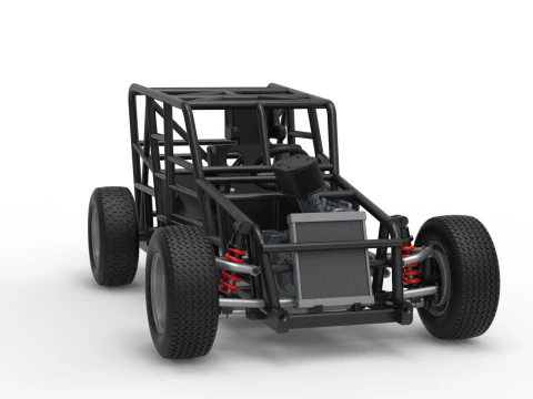 Карликова машина Базова шкала від 1 до 25 3D Принт Модель