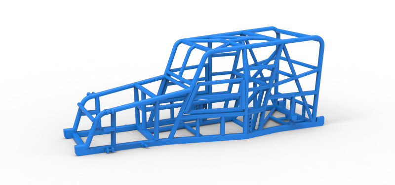 Frame of Dwarf car Scale 1 to 25 3D Print Model .c4d .max .obj .3ds .fbx .stl .blend