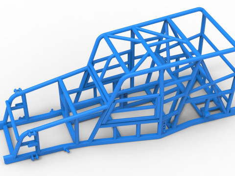 Frame of Dwarf car Scale 1 to 25 3D Print Model