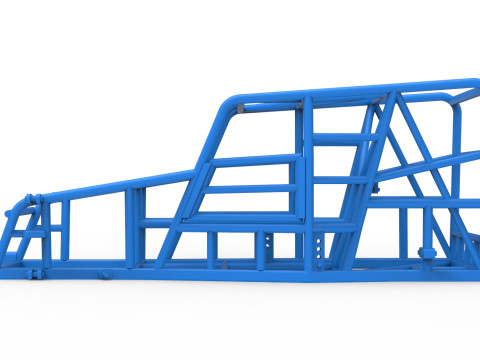 Frame of Dwarf car Scale 1 to 25 3D Print Model