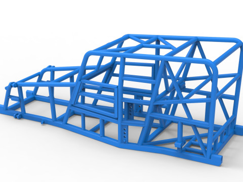 Frame of Dwarf car Scale 1 to 25 3D Print Model