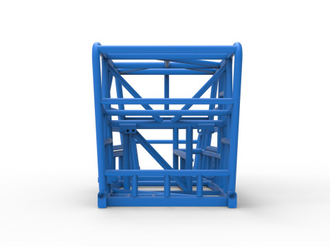 Frame of Dwarf car Scale 1 to 25 3D Print Model