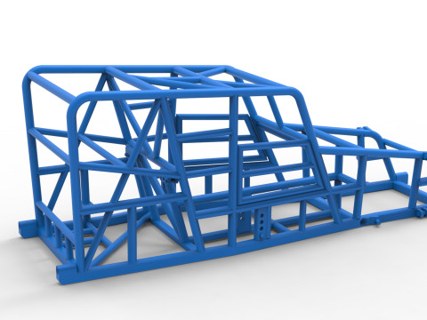 Frame of Dwarf car Scale 1 to 25 3D Print Model