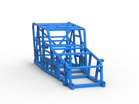 Frame of Dwarf car Scale 1 to 25 3D Print Model