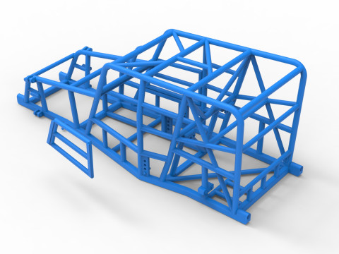 Frame of Dwarf car Scale 1 to 25 3D Print Model