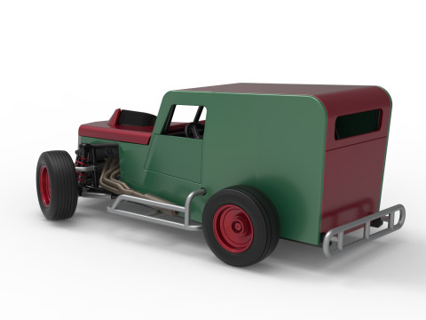 Dwarf car while turning Scale 1 to 25 3D Print Model