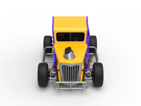 Dwarf car Version 2 Scale 1 to 25 3D Print Model