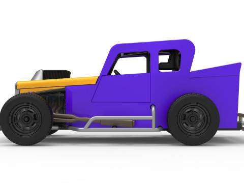 Dwarf car Version 2 Scale 1 to 25 3D Print Model