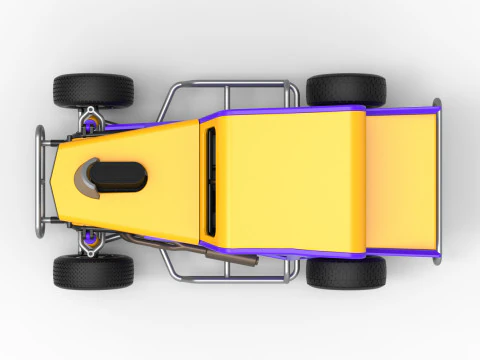 Dwarf car Version 2 Scale 1 to 25 3D Print Model