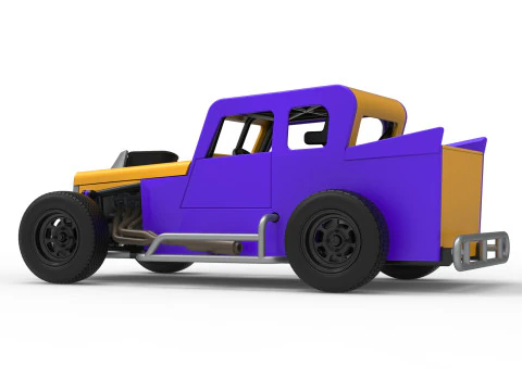 Dwarf car Version 2 Scale 1 to 25 3D Print Model
