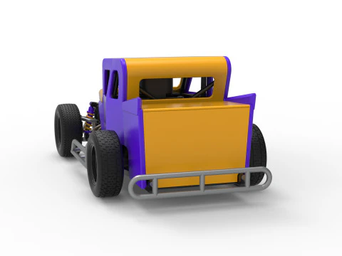 Dwarf car Version 2 Scale 1 to 25 3D Print Model