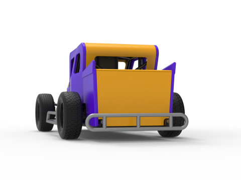 Dwarf car Version 2 Scale 1 to 25 3D Print Model