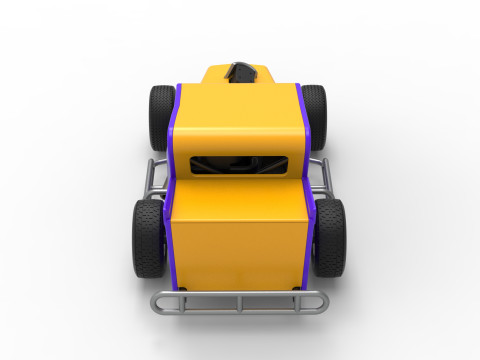 Dwarf car Version 2 Scale 1 to 25 3D Print Model