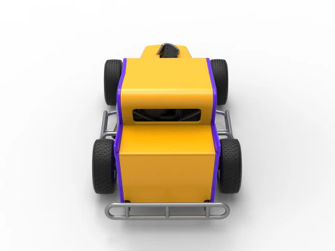 Dwarf car Version 2 Scale 1 to 25 3D Print Model