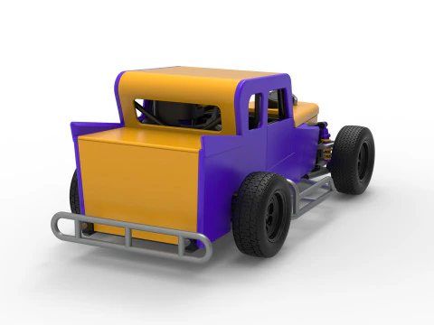 Dwarf car Version 2 Scale 1 to 25 3D Print Model