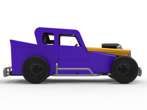 Dwarf car Version 2 Scale 1 to 25 3D Print Model