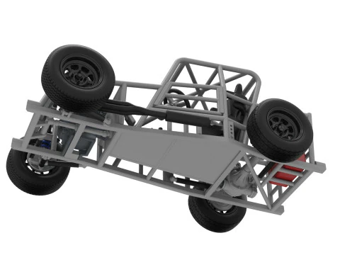 Dwarf car Base Version 2 Scale 1 to 25 3D Print Model