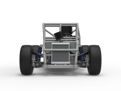 Dwarf car Base Version 2 Scale 1 to 25 3D Print Model