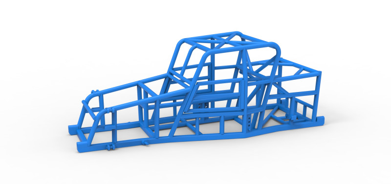 Frame of Dwarf car Version 2 Scale 1 to 25 3D Print Model .c4d .max .obj .3ds .fbx .stl .blend