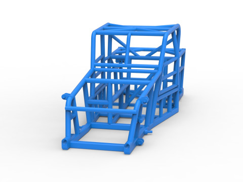 Frame of Dwarf car Version 2 Scale 1 to 25 3D Print Model