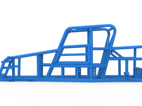 Frame of Dwarf car Version 2 Scale 1 to 25 3D Print Model